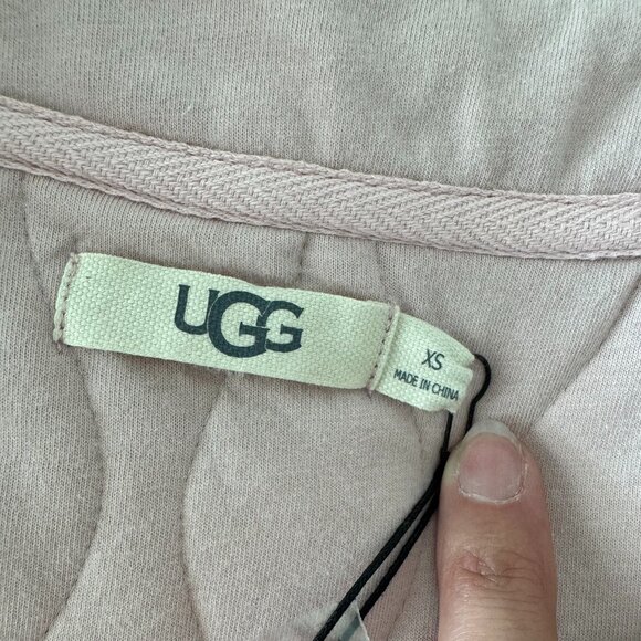 UGG Quilted button-up Quinby Cardigan – NWT – Size XS – Mauve / Rose Smoke 💖 - Picture 6 of 16